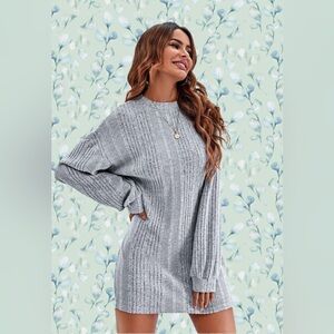 Sweater dress w/o belt